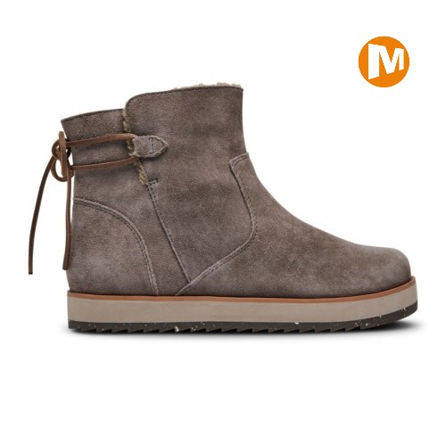 Merrell Juno Bluff Polar Waterproof Winterstiefel Damen Braun [DE-OYHNW]